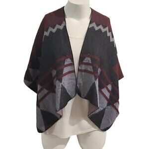 [Lapis] Open Poncho - Size One Size